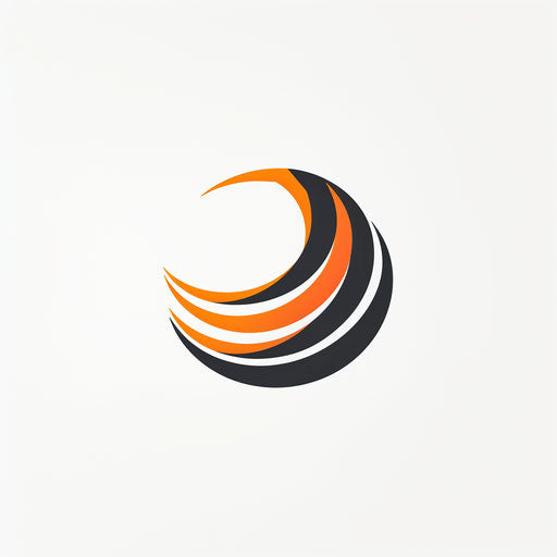 Modern team logo with sleek, minimalist lines and white background