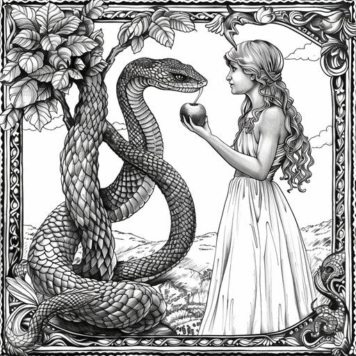 The serpent's temptation: Eve and the apple