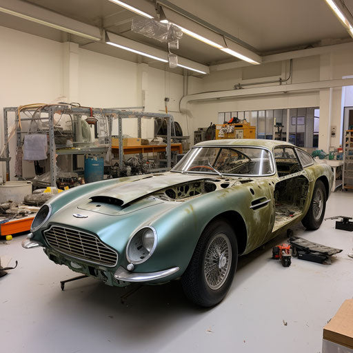 Restoration of an aston martin dv5