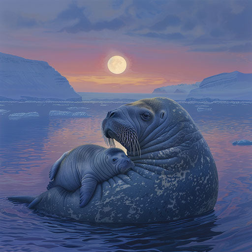 Walrus Seal Majesty: Captivating 4K Snapshots