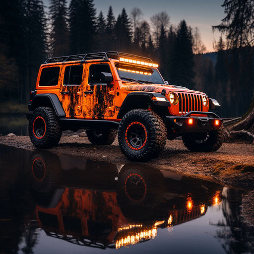 Classic optical tuning on Jeep Wrangler