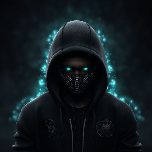 Black profile picture for a Whatsapp profile page 1:1