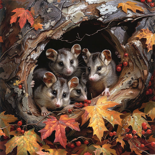 White Tail Possum: HD Wildlife for Screen Savers