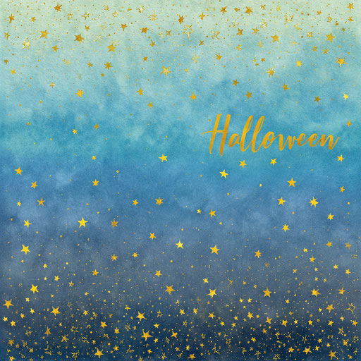 Magical Night Sky with Stars for Halloween