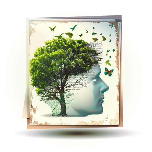 Photo realistic memory clipart on flat white background, bright colors and high detail