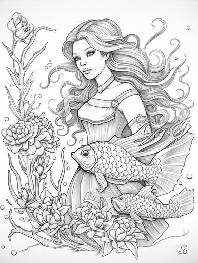 Discover Mermaid Coloring Pages - Creative Fun Awaits