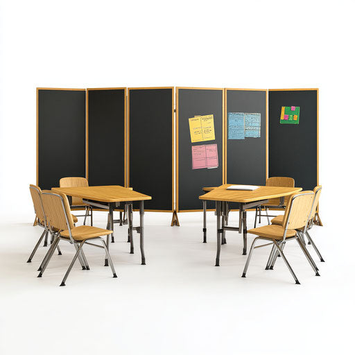 Realistic clipart of a classroom divider