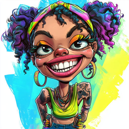 Intriguing Weekend Caricature Clipart for Book Illustrations