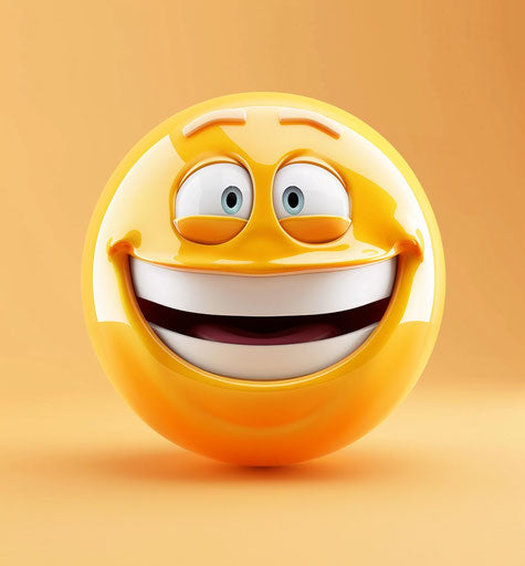 Cartoon emoticon for your blog, twisted humor style, glossy and joyful 27:29