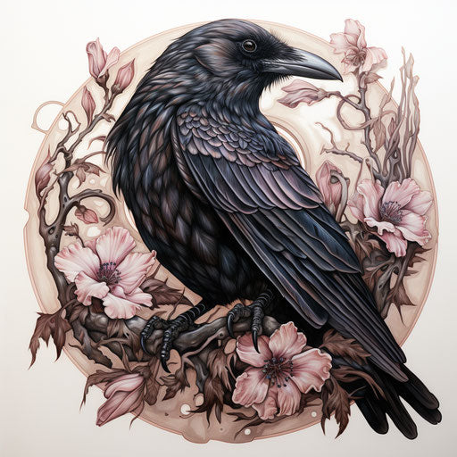 crazy crow by I ate it or something new tattoo