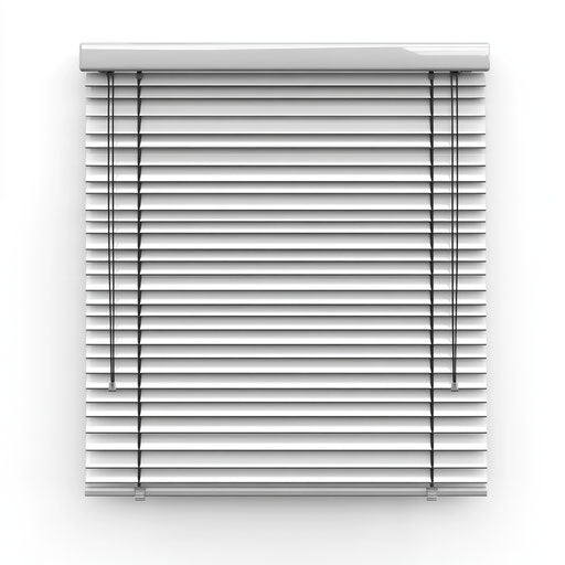 3D Blinds on flat white background, isolated clipart