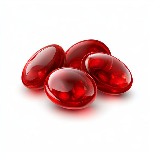 Realistic depiction of cough drops