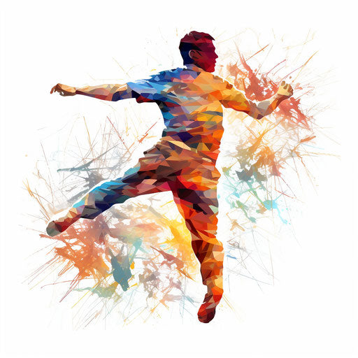 Body artwork in the manner of Impressionistic Art