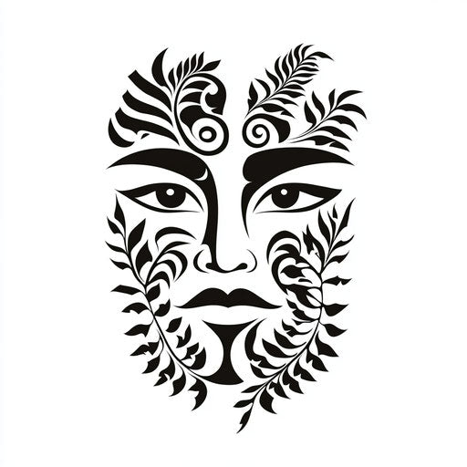 Illuminated Maori Face Tattoo Tattoo Kit