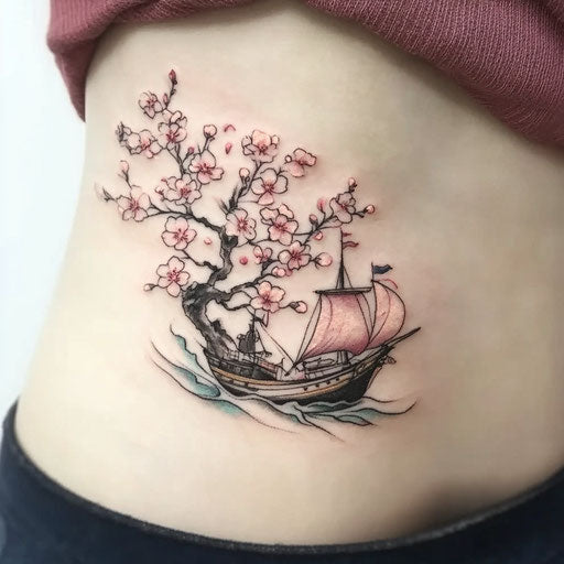 Dazzling Cherry Blossom Tree Tattoo Tattoo Files