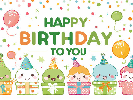 Celebration with smiling emojis