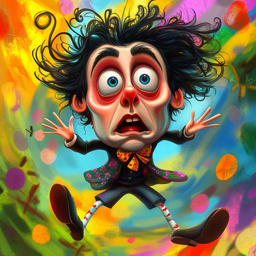 Flexible Lewis Carroll Caricature Clipart for Multimedia Use