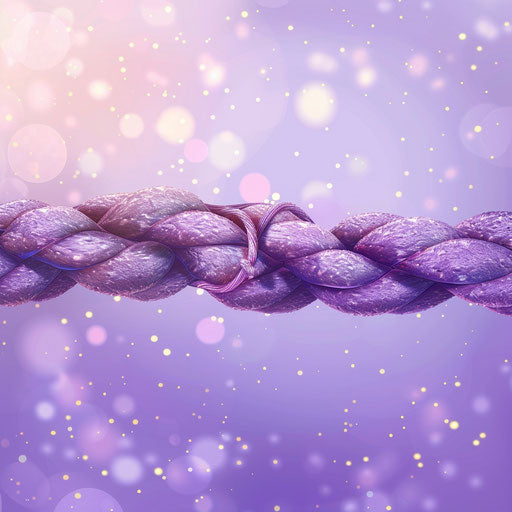 Intense battle on lavender backdrop with realistic touch and gloss