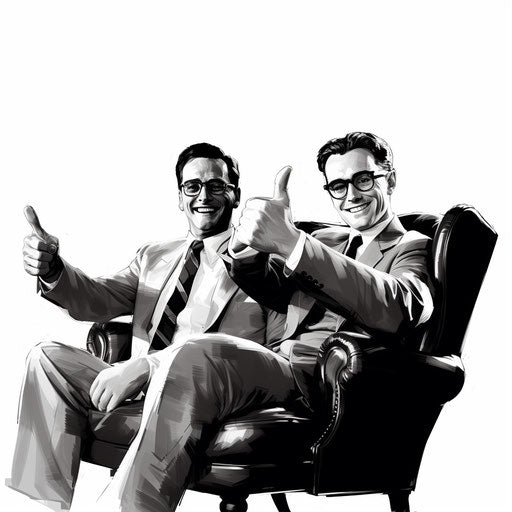 Fantastic clip art in the style of Chiaroscuro Art, on white background