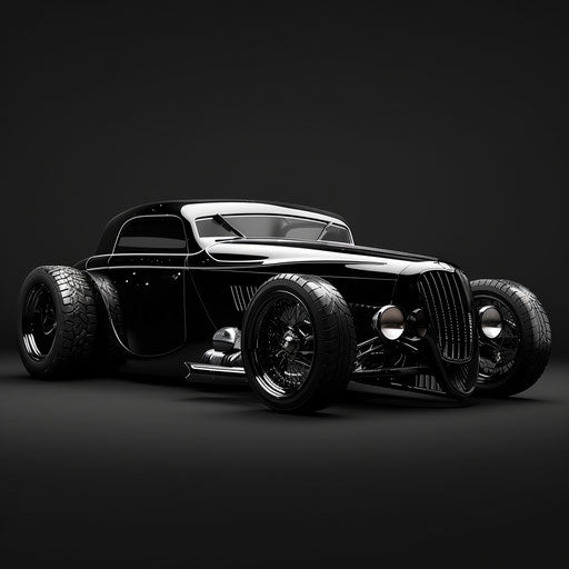 Classic BMW car hot rod