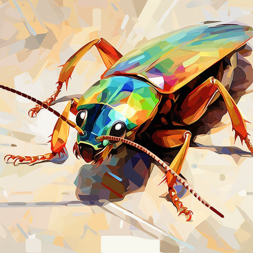 Cockroach drawing in the Impressionistic Art style