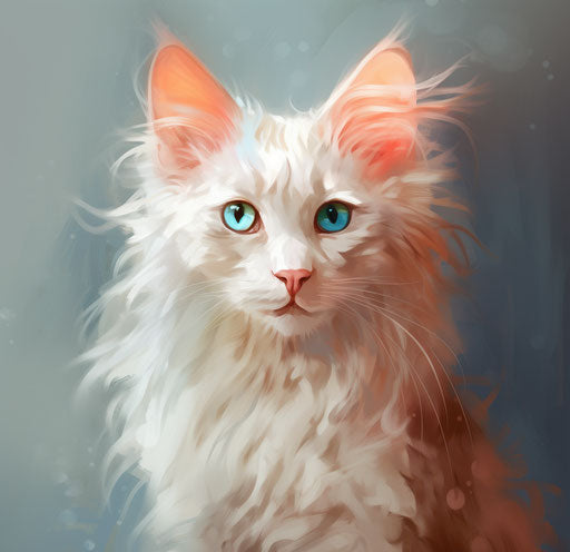 Spayed female cat male spayed female cat, dark white aquamarine