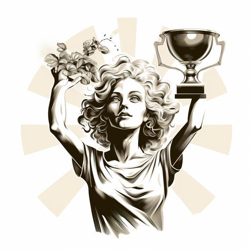 Prize clipart in the style of Chiaroscuro Art
