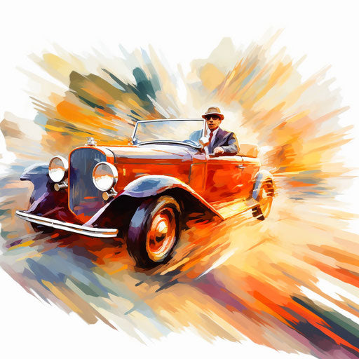 Quick clipart in the style of Impressionistic Art, on a white background