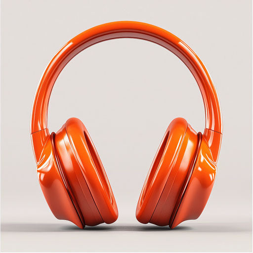 3D Ear Protection on flat white background, isolated clipart