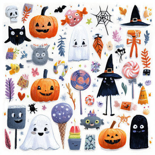 A joyful and festive Halloween filled with colorful treats