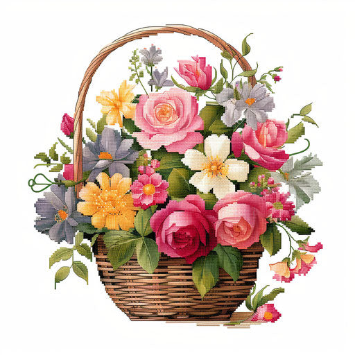 Flower basket, Fujifilm Natura 1600 style