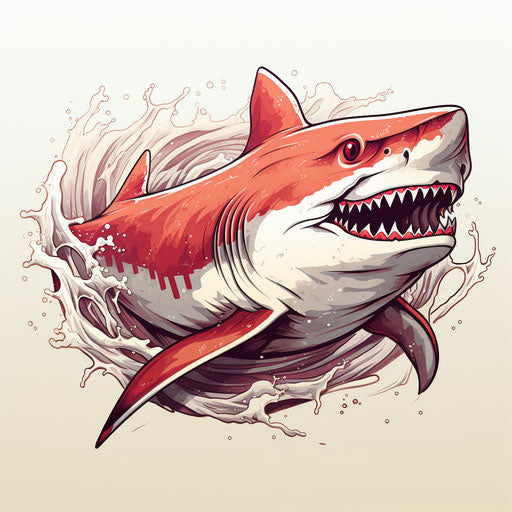 Shark tattoo design
