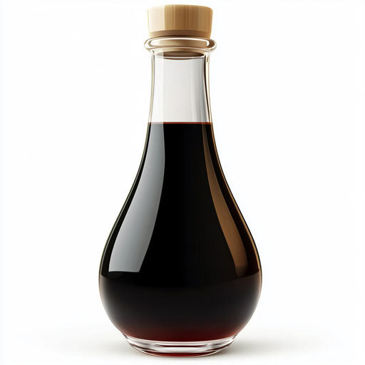Realistic illustration of soy sauce, high resolution, isolated