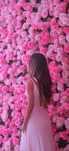 Rose wall for mobile wallpaper, high definition
