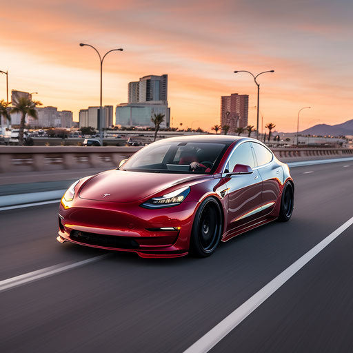 Modern fusion of the Tesla Model 3 Pro Touring