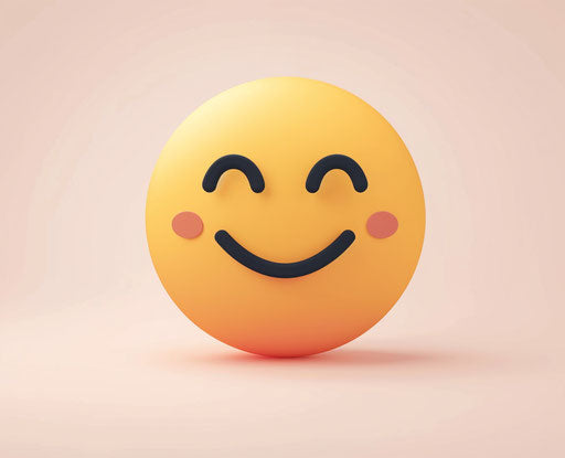Smiling emoticon SVG font illustration, in the style of somber mood, relatable personality 31:25