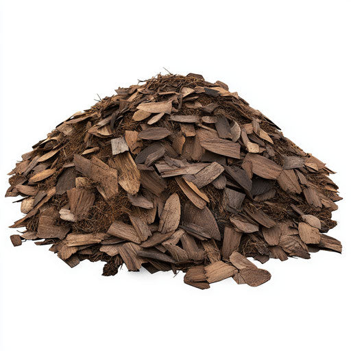 Realistic clipart of a Mulch, high-resolution, no background, isolated