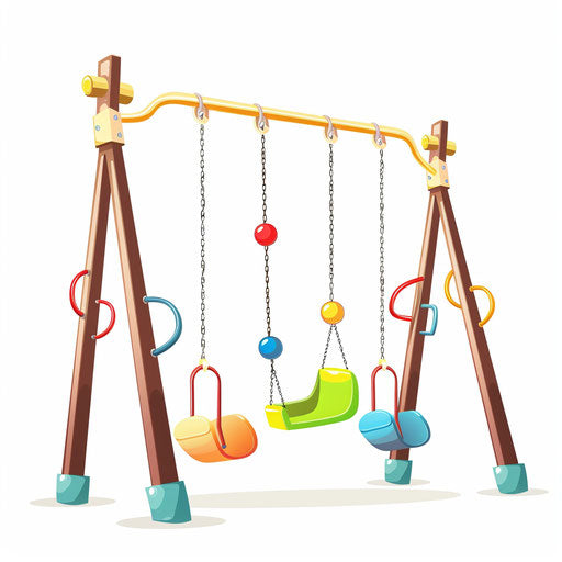 Photo realistic recess clipart on a flat and white background