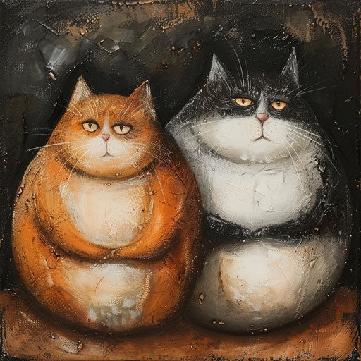 the two fat cats