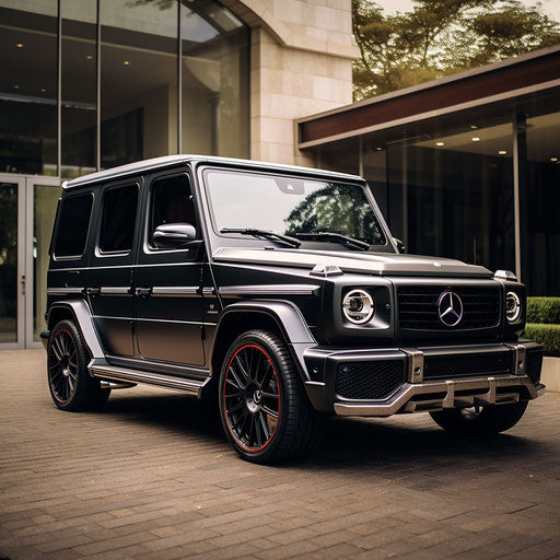 Classic luxury variant of the Mercedes Benz G Wagon with high-end finishes