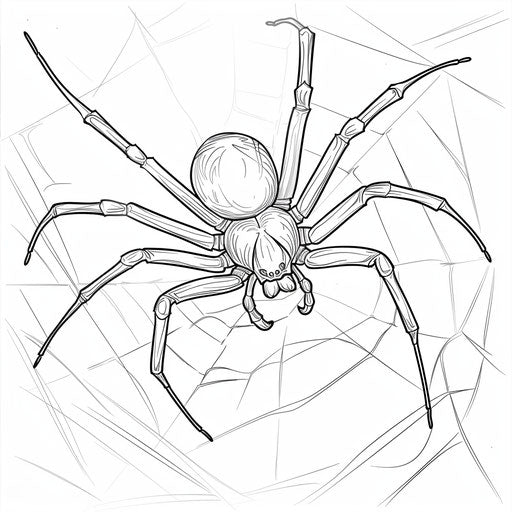 Indulge in Black Widow Coloring Pages - Creative Bliss