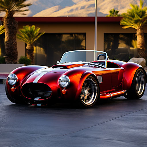 Vintage sports car Shelby Cobra AC