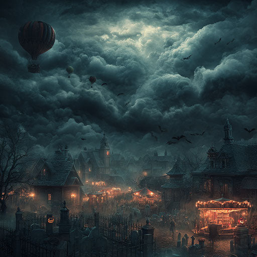 Dark and Mysterious Halloween Atmosphere