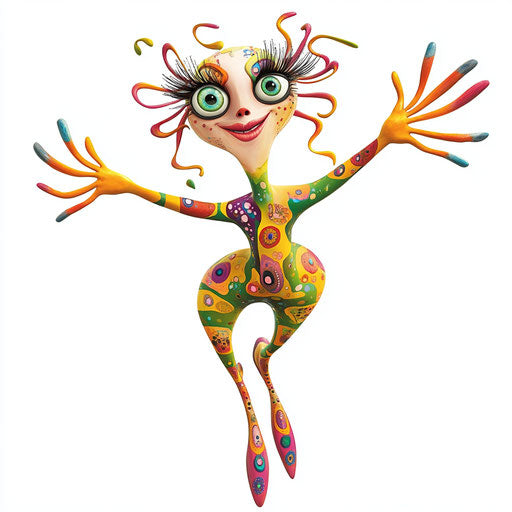 Humorous caricature of a palengke caricature clipart with human characteristics