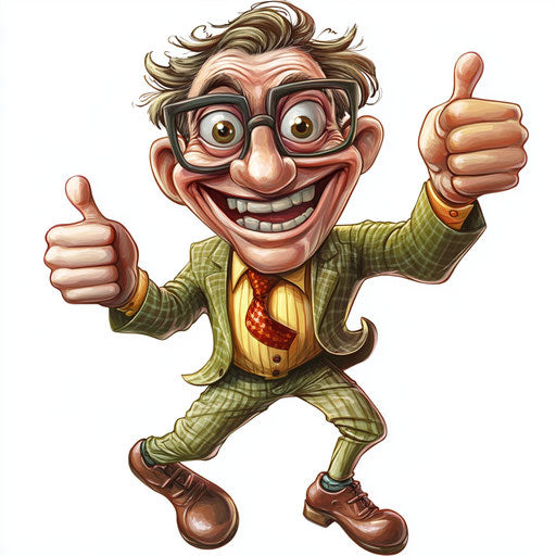 Eclectic Government Caricature Clipart for Home Office Decor