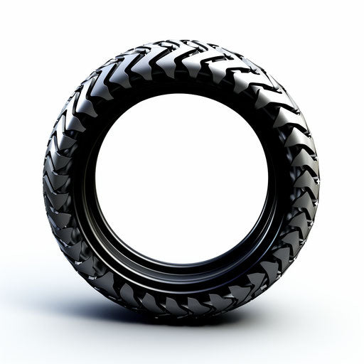 Tire clipart in the style of Chiaroscuro Art, on a white background