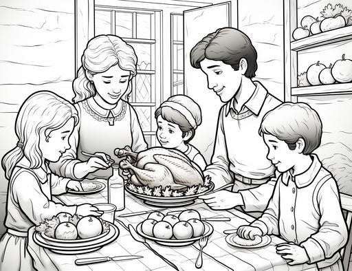 Thanksgiving Coloring Pages | The Best Collection, in the Style of Telephoto Lens, Toyen 31:24