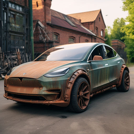 the Tesla Model Y patinas