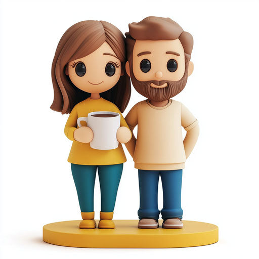 3D picture with flat white background, isolated clipart