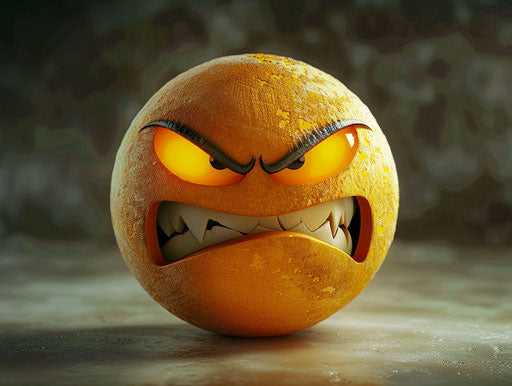 Joy and anger, a contrast in an intriguingly unique style